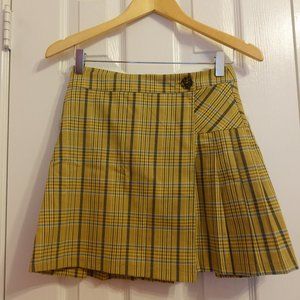 Urban Outfitters Pleated Plaid Mini Skirt